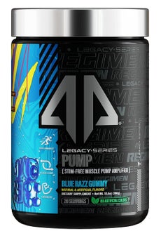 Buy Legacy Series Pump Stim Free Muscle Pump Amplifier  Blue Razz Gummy 20 Servings in UAE