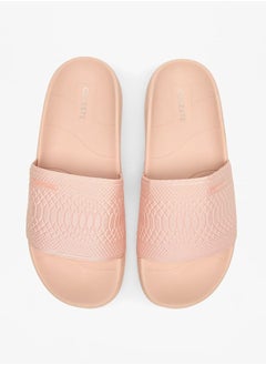 اشتري Womens Textured Slides في الامارات