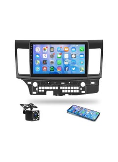 Buy Android Car Stereo for Mitsubishi Lancer 2007 To 2017 2GB RAM 32GB ROM Support Apple Carplay, Mirror-Link Wi-Fi BT, Radio GPS Navigation, 10 Inch IPS Touch Screen with Backup Camera Included in UAE