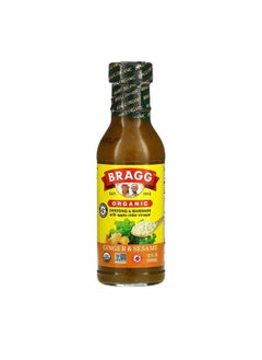 Buy Organic Dressing And Marinade with Apple Cider Vinegar Ginger And Sesame 12 fl oz 354 ml in UAE