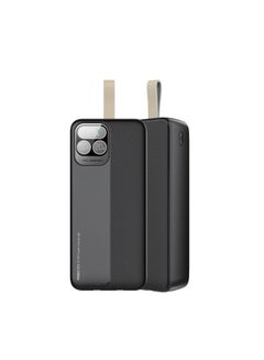 Buy PD 20W + 22.5W 30000mAh Power Bank with Built-in Type-C & Lightning Cable in Egypt