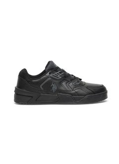 اشتري Men's Black Stylish Low-Top Casual Sneakers - Durable Lace-Up Design with Comfort Cushioned Sole for Everyday Active Wear في الامارات