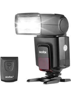 اشتري GODOX TT520ⅡUniversal On-Camera Flash Electronic Speedlite + AT-16 2.4G Wireless Trigger Transmitter Guide Number 33 S1 S2 Modes Replacement for Canon Nikon Pentax في الامارات