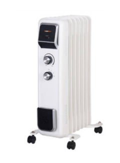 Buy Electric Heater - 7 Fins - 1500 Watt - White - 807.102.044 in Saudi Arabia