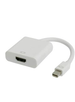 Buy Mini DP to HDMI Cable Adapter Male to Female Converter 1080P Display Port  (White) in Egypt