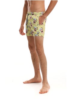 Buy Swim Short 415 For Men - Yellow in Egypt