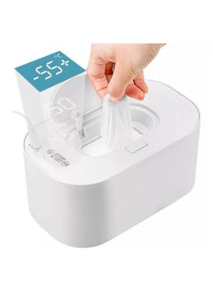 Buy Wipe Warmer,Baby Wet Wipes Warmer and Dispenser,Large Capacity Wet Wipe Heater,Baby Wipes Heater Thermostat Wet Wipes Box Portable Wipes Heating Box Temperature Adjustable in UAE