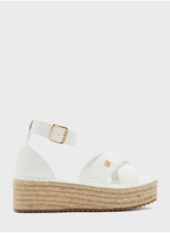 Buy Wide Espadrille Flatform Sandals in UAE