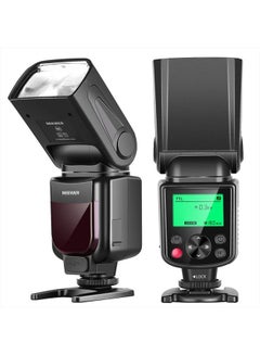 اشتري NW-670 TTL Flash Speedlite with LCD Display for Canon 7D Mark II, 5D Mark II III, IV,1300D, 1200D, 1100D, 750D, 700D, 650D, 600D, 550D, 500D, 100D, 80D, 70D, 60D and Other Canon DSLR Cameras في الامارات