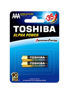 Buy Alpha Power LR3 AAA Battery 2 Pieces in UAE