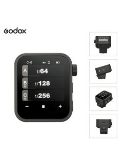 Buy X3C 2.4G Wireless Flash Trigger Transmitter TTL Autoflash with Large OLED Touchscreen Multiple Flash Modes with USB Port 32 Channels 16 Groups Compatible in UAE