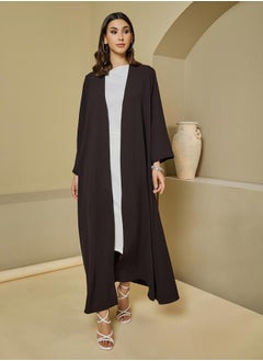 Buy Front Open Plain Abaya in Saudi Arabia