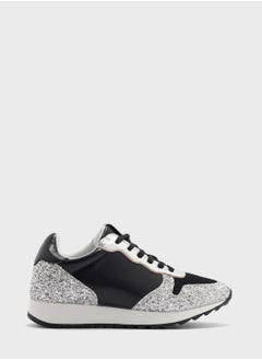 Buy Shimmery Chunky Sole Sneaker in UAE