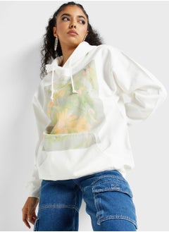 Buy Graphic Knitted Hoodie in Saudi Arabia