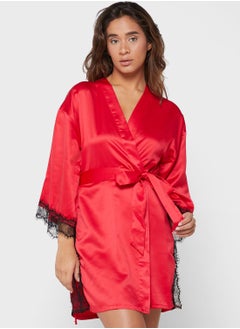 Buy Lace Detail Robe in UAE