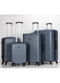 اشتري 4 Pack Of Hardside Spinner Number Locked Luggage Trolley Bag في الامارات