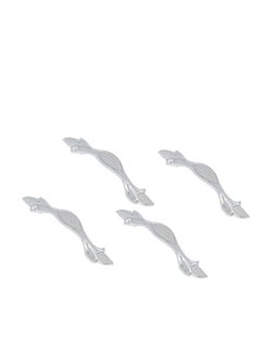 اشتري Robustline Highly Quality Zinc Drawer Pull Handle - Cupboard Handle (Pack of 4) Chrome Plated - 7-715-96 في الامارات