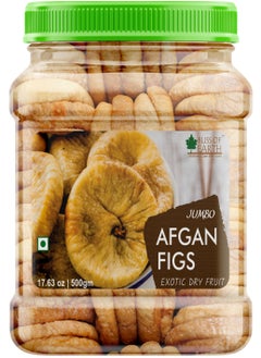 Buy Bliss Of Earth Jumbo Afgan Figs Exotic Dry fruit Tasty And Healthy 500GM in UAE