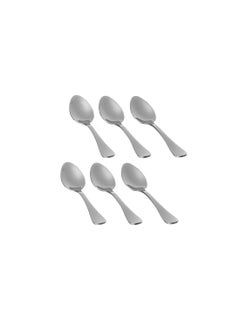 Buy 6 Pieces Stainless Steel Tea Spoon Set in Saudi Arabia