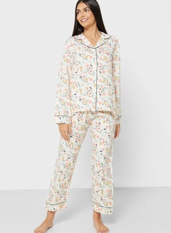 Buy All Over Print Pyjama Set in Saudi Arabia
