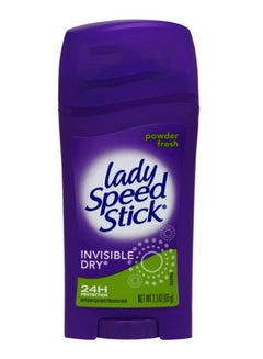 Buy Lady Speed Stick Antiperspirant Deodorant Invisible Dry Powder Fresh 65 g in Saudi Arabia