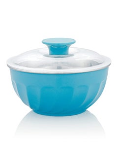 اشتري Mixing Bowl Outer Plastic With Inner Stainless Steel Mixing Bowl With Lid Assorted Colors في الامارات