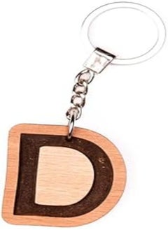 اشتري Laser Crafts Wood Medallion Laser Engraving Letter D في مصر