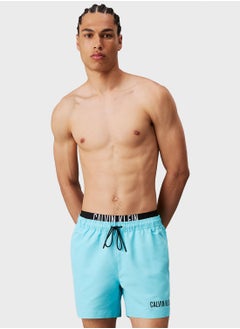 Buy Medium Double Waist Band Swim Shorts in Saudi Arabia