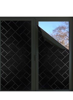 Buy Total Blackout Window Film Privacy Reusable Blackout Window Film,UV Resistant Black Glass Sticker in Saudi Arabia