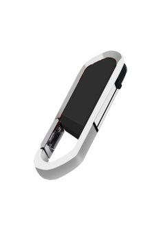 اشتري USB Flash Drive, Portable Metal Thumb Drive with Keychain, USB 2.0 Flash Drive Memory Stick, Convenient and Fast Pen Thumb U Disk for External Data Storage, (1pc 64GB Black) في الامارات