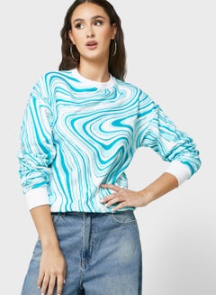 Buy All Over Printed Sweatshirt in UAE