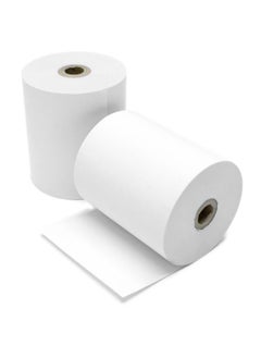 Buy Cash Machine POS Roll 76 X 65mm - White (box /20rolls) in UAE