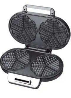 Buy DSP Double waffle maker for with thermostat 1200W KC1161 Silver in Egypt