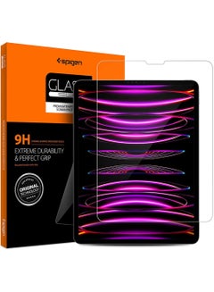 Buy Glastr Slim for Apple iPad Pro 12.9 inch M2 (2022) / iPad Pro 12.9 inch (2021/2020/2018) Tempered Glass Screen Protector - Case Friendly in UAE