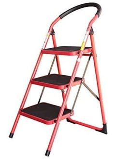 اشتري Hawk King 3 Steps Folding Steel Ladder في الامارات