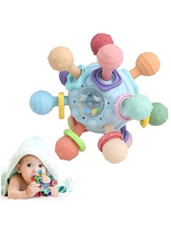 Buy Baby Teething Toys, Baby Teething Toys for 0 3 6 9 12 Month Boys Girls, Newborn Infant Toys Rattle Baby Teether Chew Sensory Toys, Baby Shower Gifts for One Year Old in Saudi Arabia