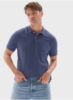 Buy Essential Regular Fit Polo T-Shirt in UAE