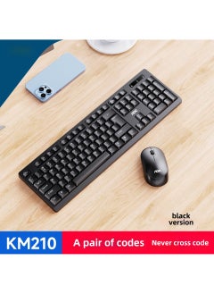 Buy 1 x 5 pcs AOC KM210 Wireless Keyboard Mouse Combo USB Black in Saudi Arabia