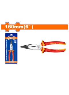 Buy Wadfow Orange Bent Nose Insulated Pliers 160mm - (WPL4936) in UAE