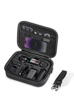 Buy Portable PU Storage Case for DJI Osmo Pocket 3, Protective Bag with Shoulder Straps, Bi-directional Zip, Ideal for Creator Combo Accessories, Smooth and Non-snagging Design. in UAE