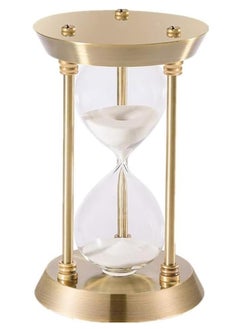 Buy Antique Sand Timer, Metal Brass Hourglass for Gifts, Kitchen, Office, Home Decoration in UAE