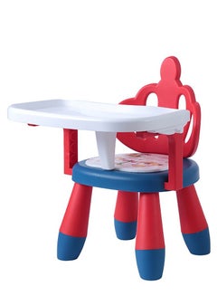 Buy Portable Baby Dinner Chair, Baby Feeding Seat With Dining Tray, Booster Feeding Seat for Baby (Red) in Saudi Arabia