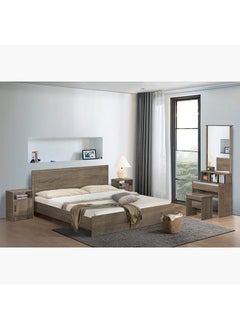 Buy Oasis 6-Piece King Bedroom Set 204 x 87.6 x 184.8 cm in UAE