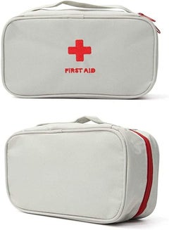 Buy Goolsky First Aid Bag - First Aid Kit Bag Empty for Home Outdoor Travel Camping Hiking, Mini Empty Medical Storage Bag Portable Pouch (Gray) in UAE