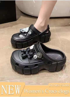 Buy Women's Crocs clogs Sandals Bath Slippers Quick Drying Slide Sandal Non-Slip Soft Shower Slippers Spa Bath Pool Gym House Slippers Beach Sandals for Indoor & Outdoor in Saudi Arabia