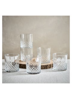 Buy Gems 6-Piece Clear DOF Glass Set 340 ml in UAE