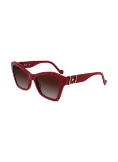 Buy Full Rim Acetate Modified Rectangle Sunglasses LJ754S 5618 (604) in UAE