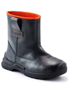 اشتري Honeywell Kings High Ankle Safety work boots protective Steel midsole & Toe KWD205, Slip Resistant grip and Water Resist leather في الامارات