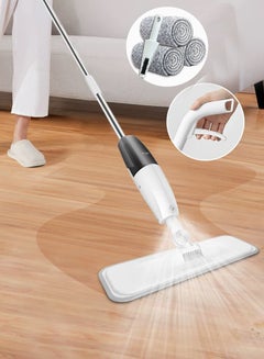 Buy Microfiber Spray Mop for Floor Cleaning with 4 Washable Pads 360ML Water Tank Sprayer in UAE