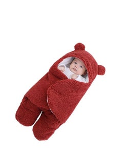 Buy Baby Sleeping Bag Ultra Soft Fluffy Fleece Newborn Receiving Blanket Infant Boys Girls Clothes Nursery Wrap Swaddle in UAE